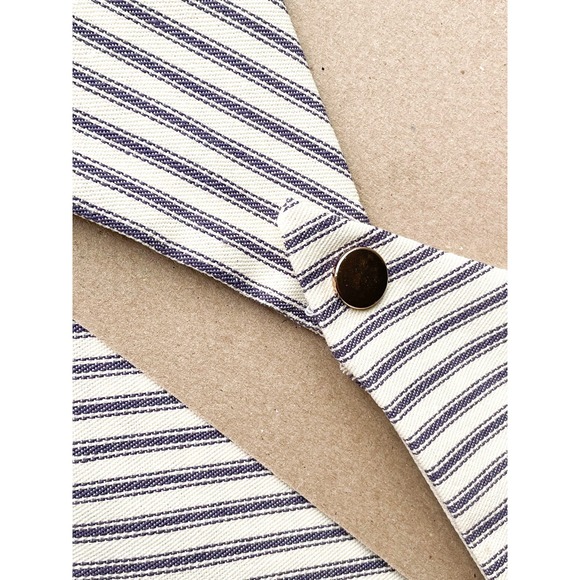 Blue Stripes Dog Bandana: The Perfect Accessory for Your Dog! Premium - Handmade - Picture 5 of 10